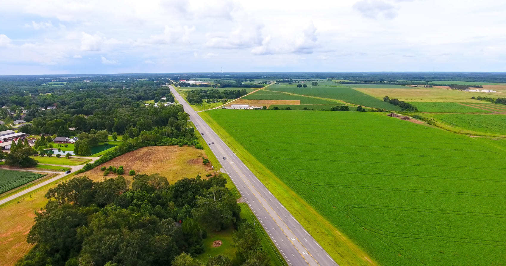 An aerial view of Priceville, Alabama 